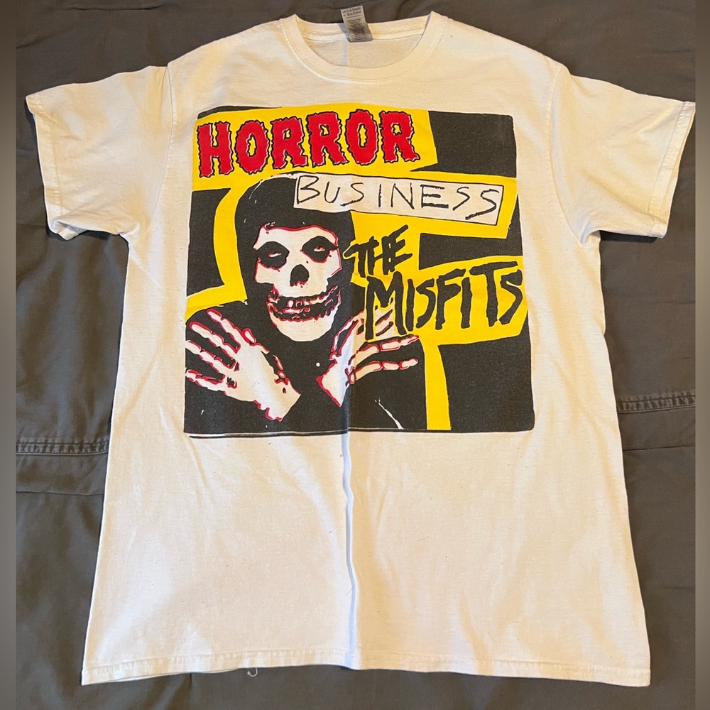 Misfits Horror Business Graphic T-Shirt - White punk hardcore